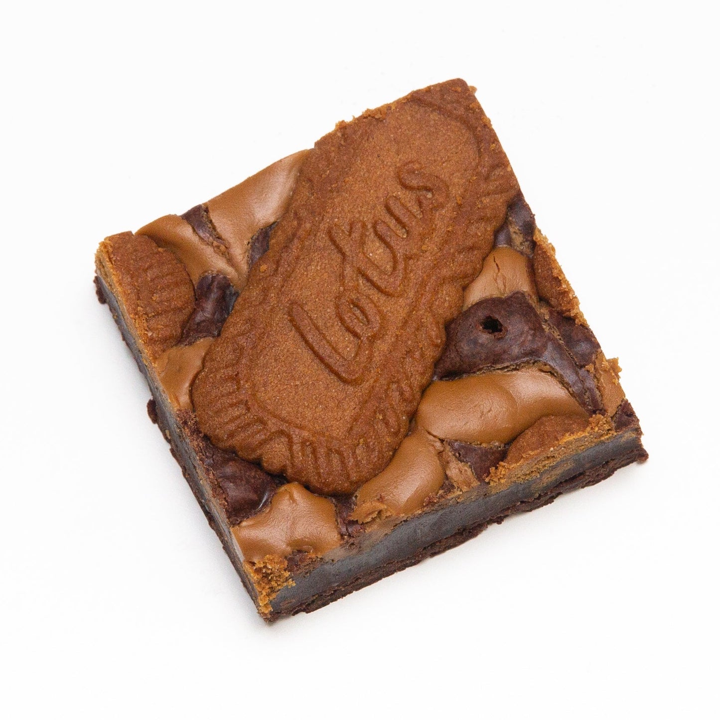 Biscoff Brownie Square