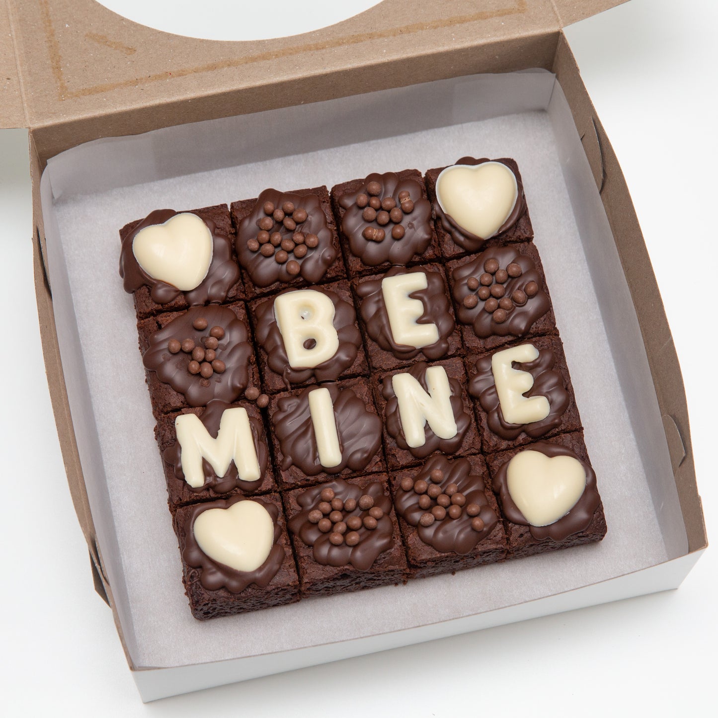 Custom Message Brownie Bites - 6inch