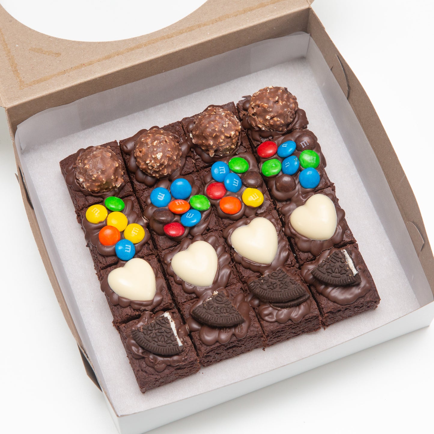Mix Topping Brownie Bites (16 Bites) - 6inch